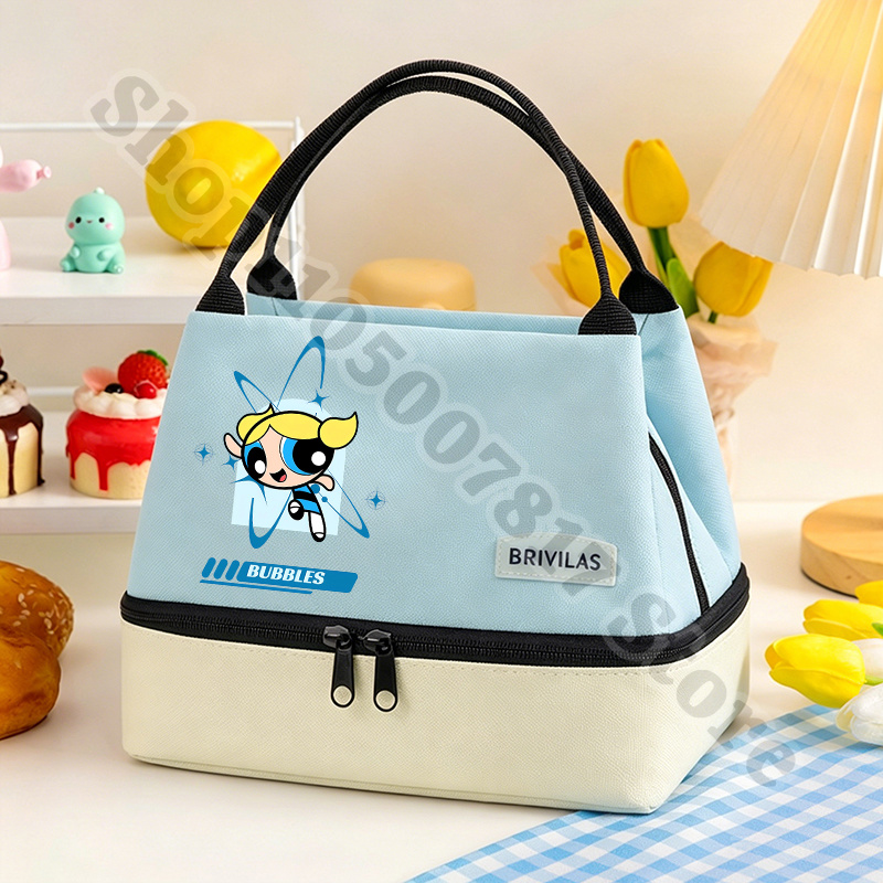 Meal Prep Bag - Kawaii The Powerpuffs Girls Anime Zip