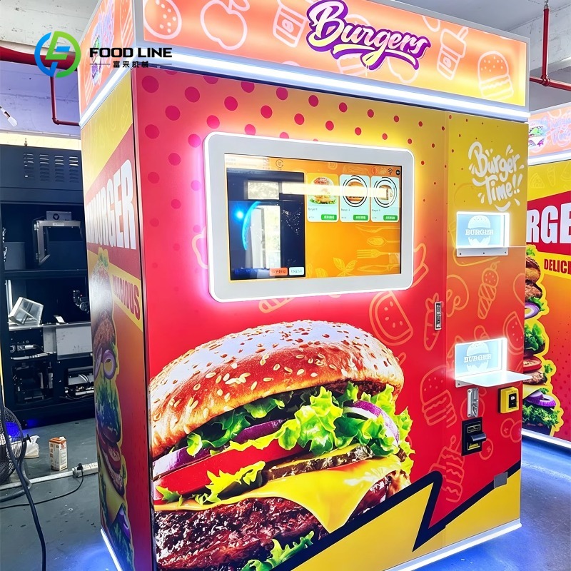Meal Prep Vending Machine - Customized Automatic Burger Making Vending Machine