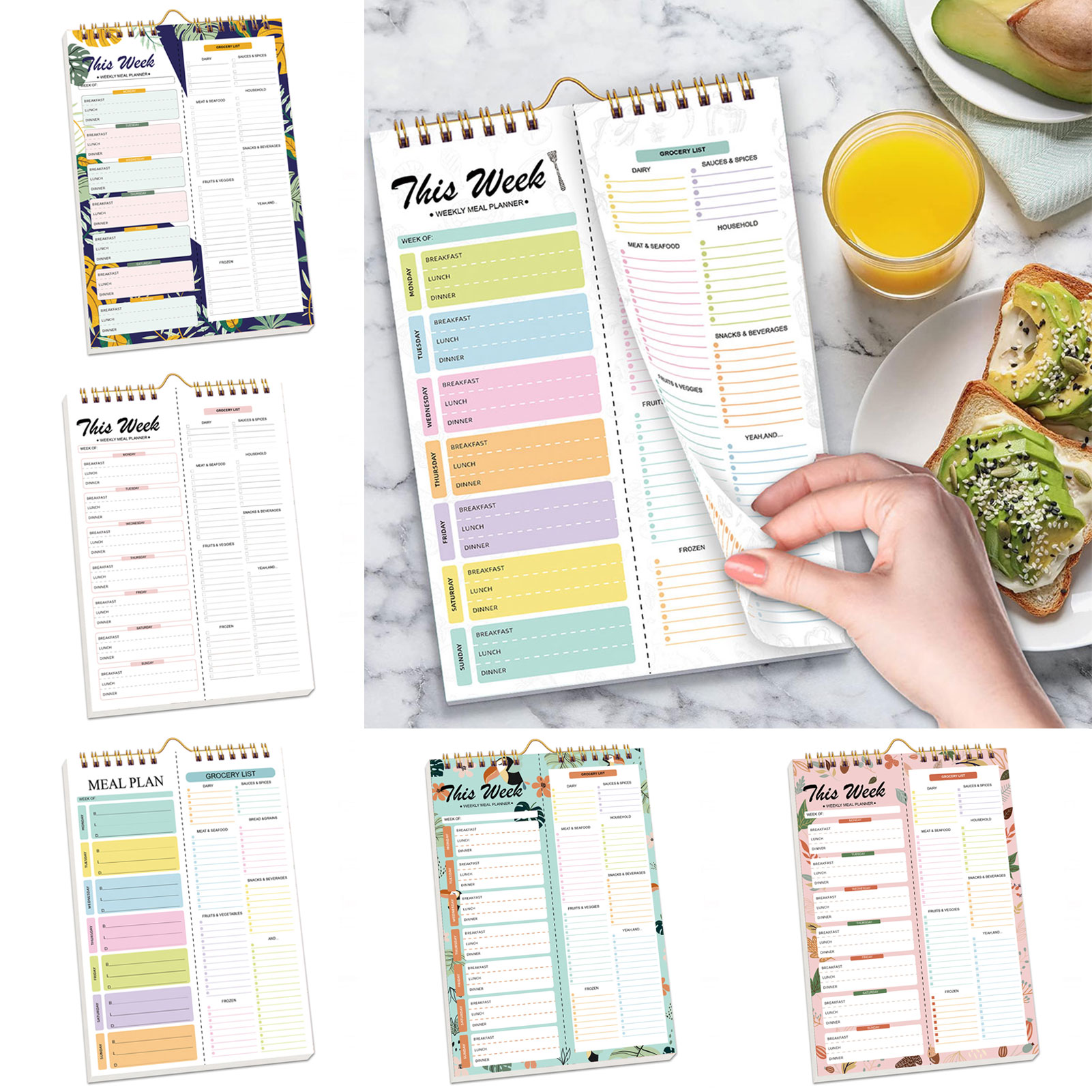 Breakfast Lunch Dinner Weekly  - Meal Plan Notepad review and price