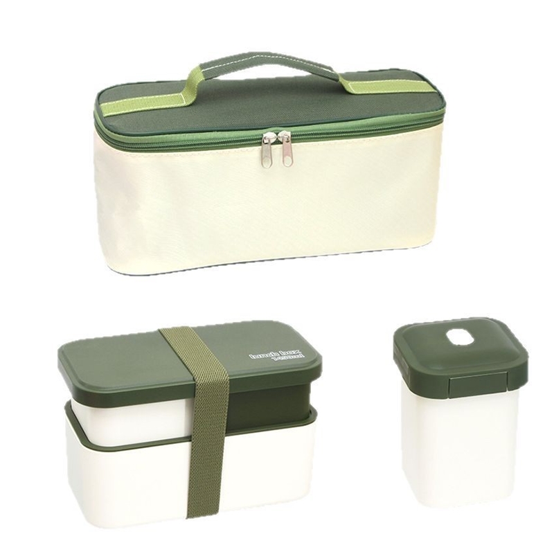 Double Compartment Lunch Box M - Meal Prep Japanese Food review and price