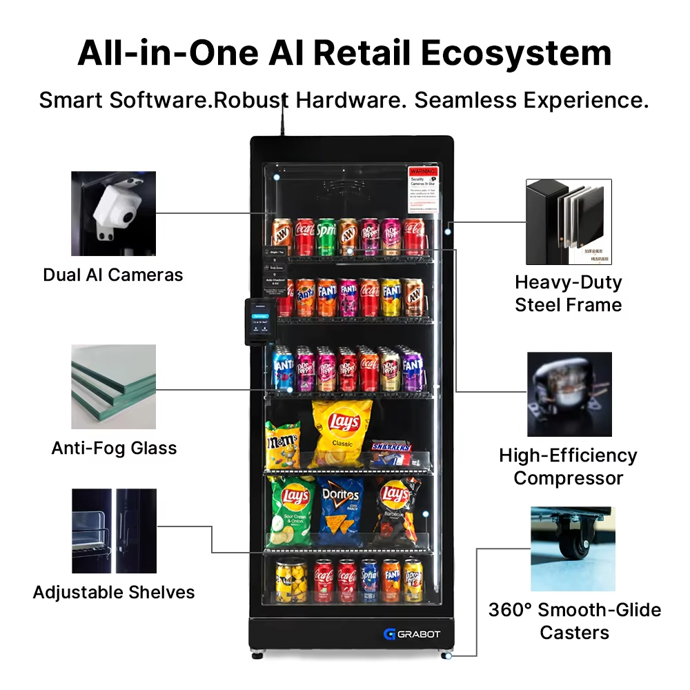 FL Snack and Beverage Vending  - Meal Prep Vending Machine review and price