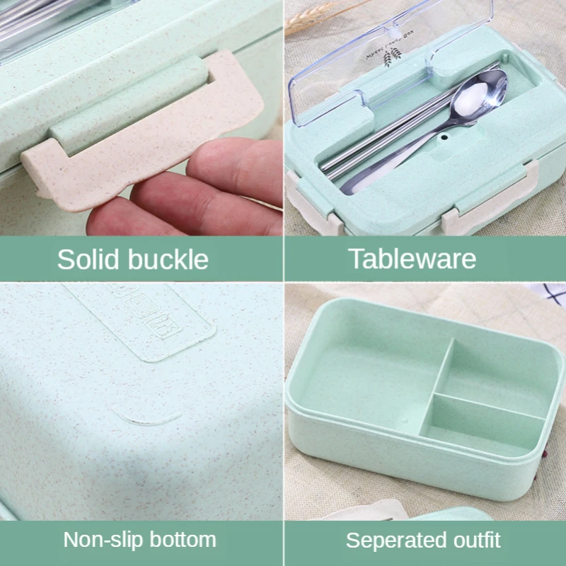 Microwave Lunch Box Wheat Stra - Meal Prep Bag review and price