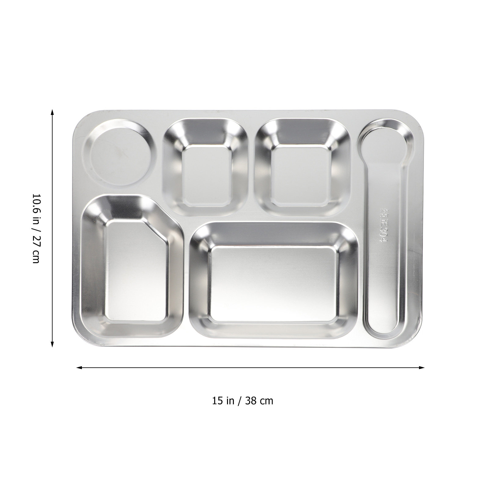 1pc Stainless Steel 6-Compartm - Meal Prep Food review and price