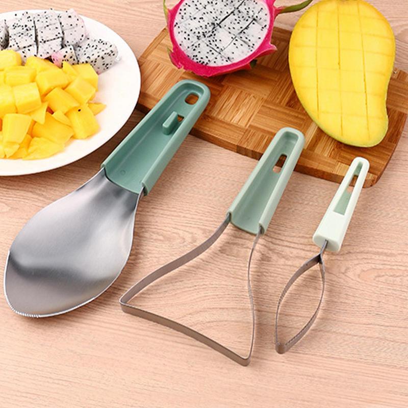 Mango Peeler 3pcs Fruit Pit Re - Mango Splitter Tool review and price