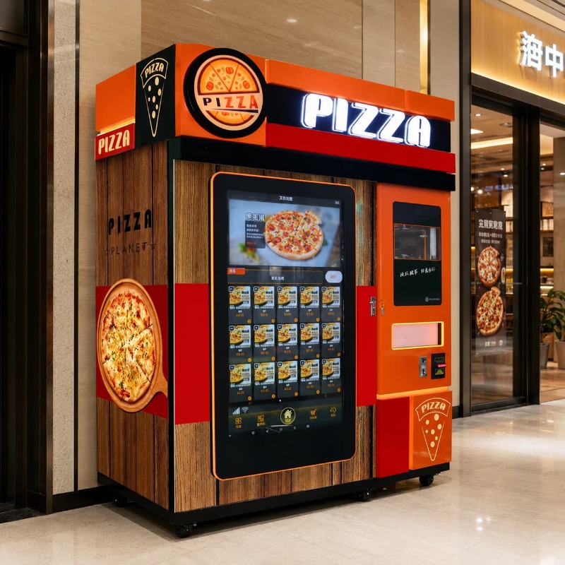 Food Safe Pizza Vending Machin - Meal Prep Vending Machine review and price