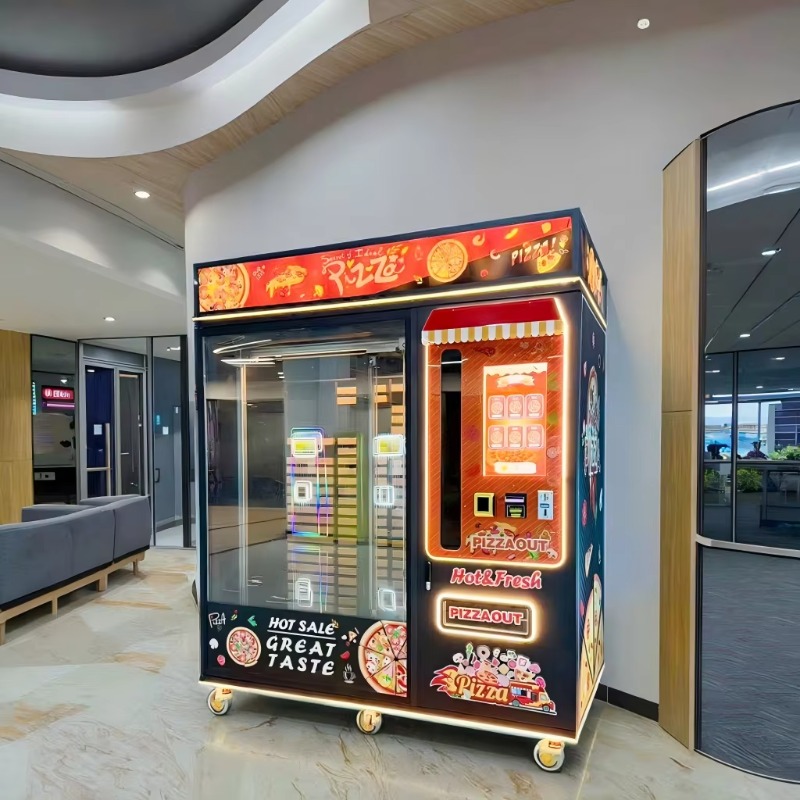 Food Safe Pizza Vending Machin - Meal Prep Vending Machine review and price