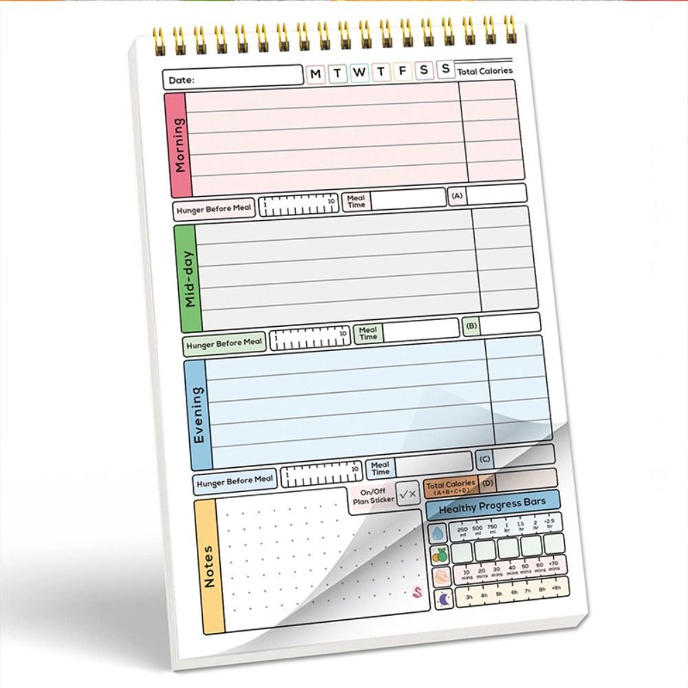 New A5 Daily Calorie Planner N - Meal Plan Notepad review and price
