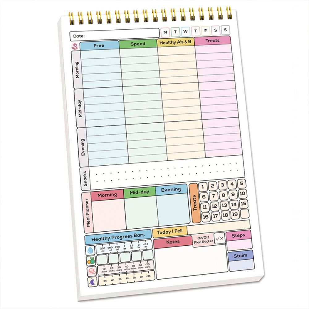 New A5 Daily Calorie Planner N - Meal Plan Notepad review and price