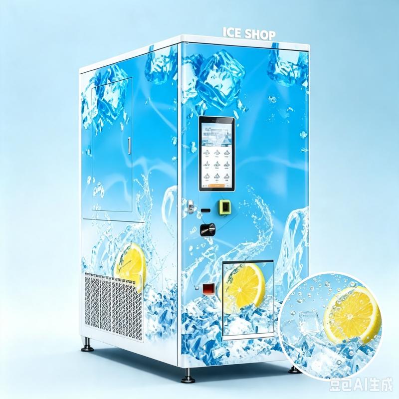 Customized Commercial Ice Vend - Meal Prep Vending Machine review and price