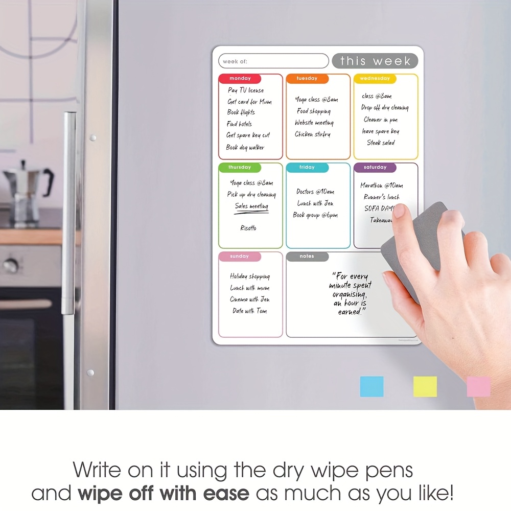 A4 Magnetic Weekly Planner, Er - Meal Plan Notepad review and price