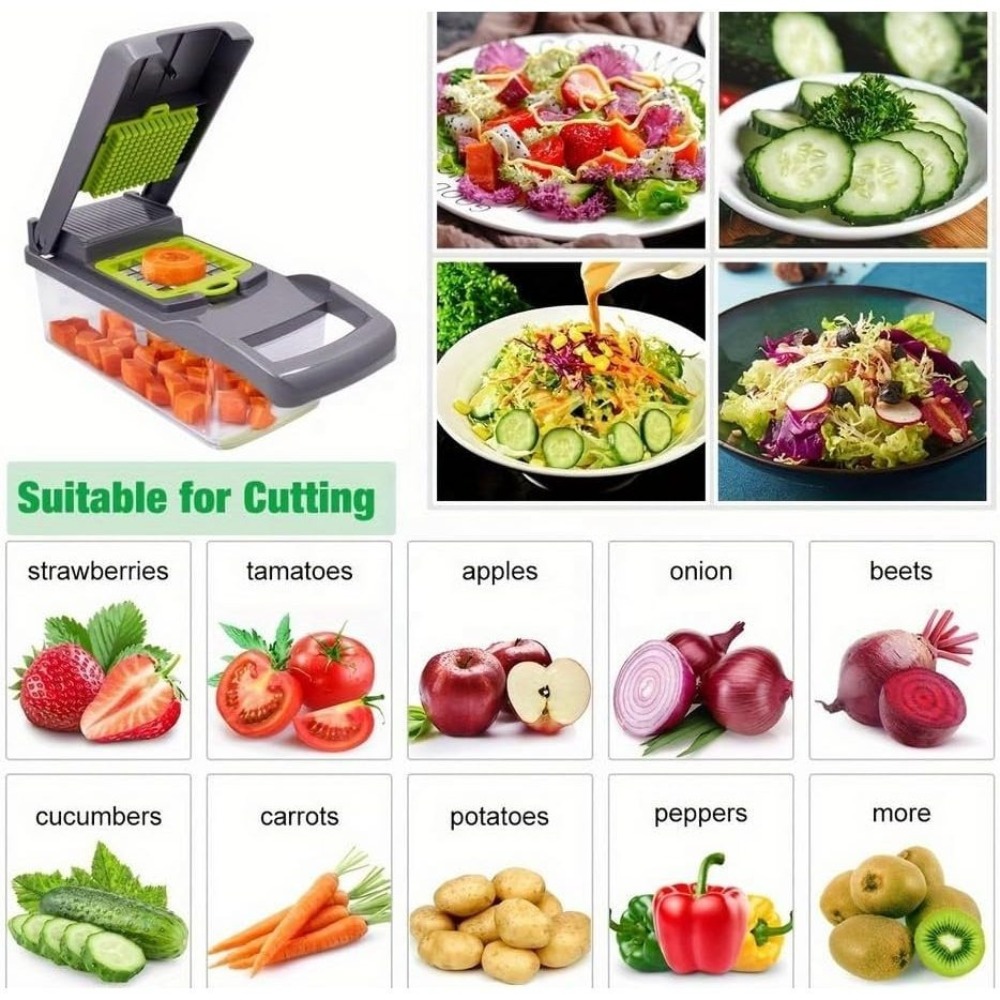 16 in 1 Vegetable Chopper Slic - Mango Splitter Tool review and price