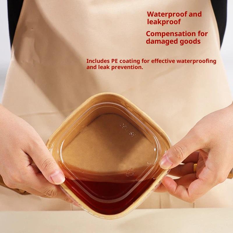 @*Disposable Square Kraft Pape - Meal Prep Delivery review and price