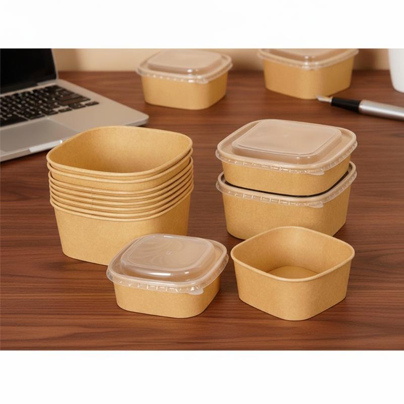 @*Disposable Square Kraft Pape - Meal Prep Delivery review and price