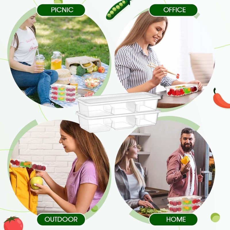 【25-Count 3-Section Food Conta - Meal Prep Japanese Food review and price