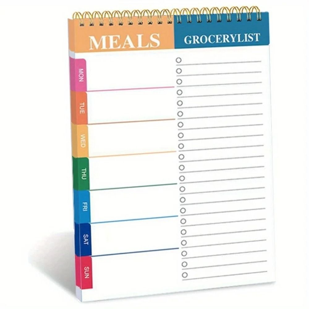 Wide To Do Planner Weekly Plan - Meal Plan Notepad review and price