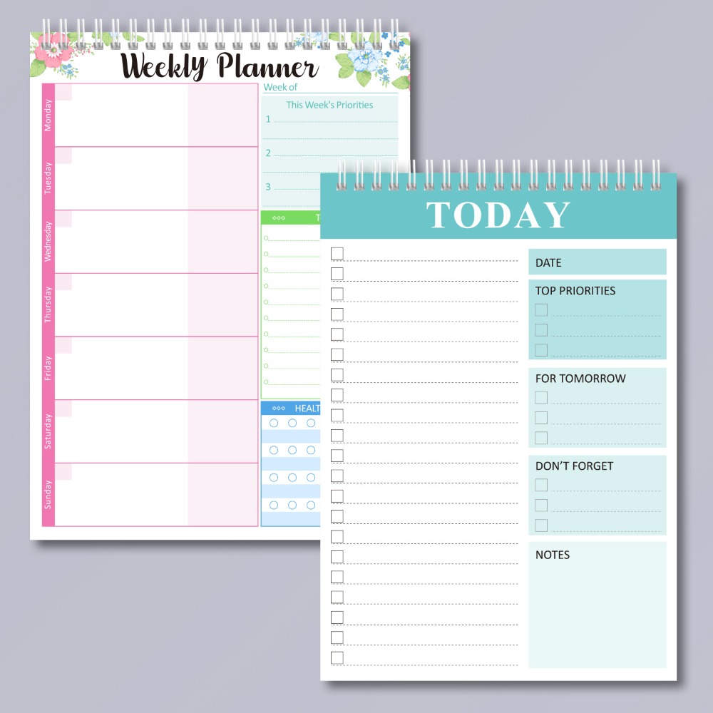 Wide To Do Planner Weekly Plan - Meal Plan Notepad review and price