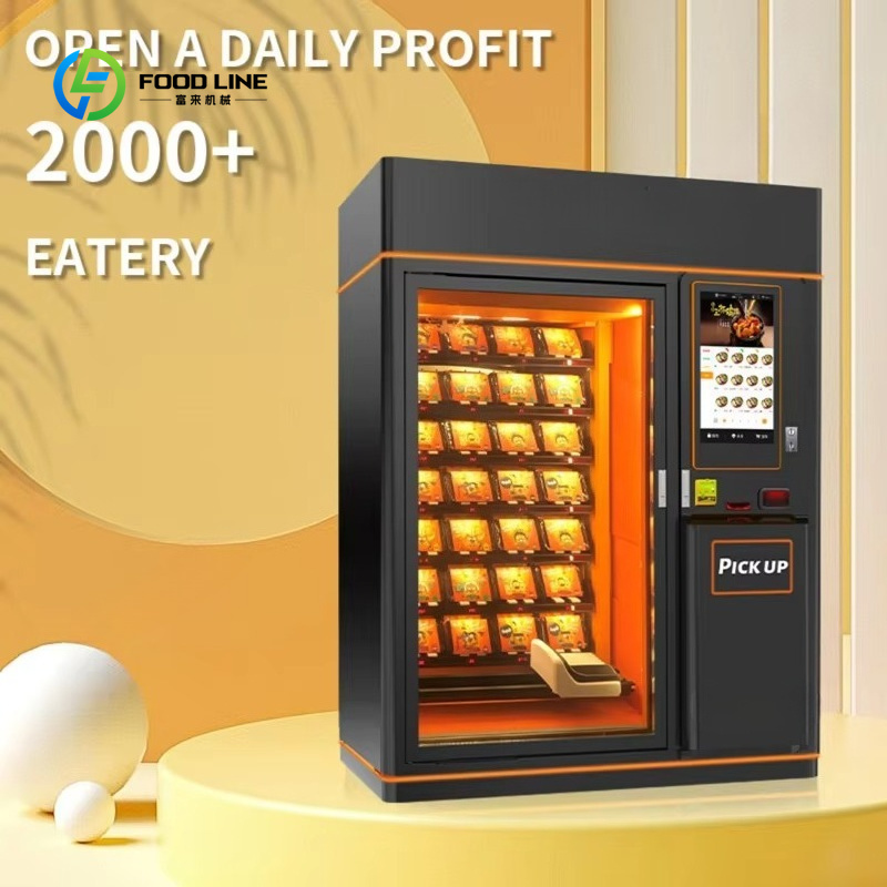 Customized Hot Food Vending Ma - Meal Prep Vending Machine review and price
