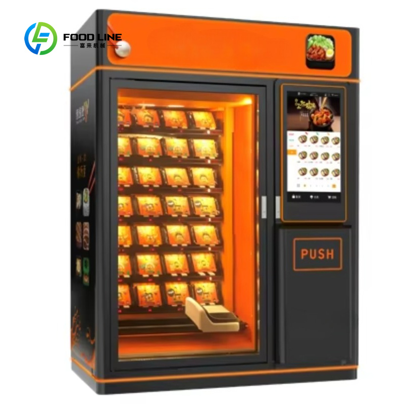 Customized Hot Food Vending Ma - Meal Prep Vending Machine review and price