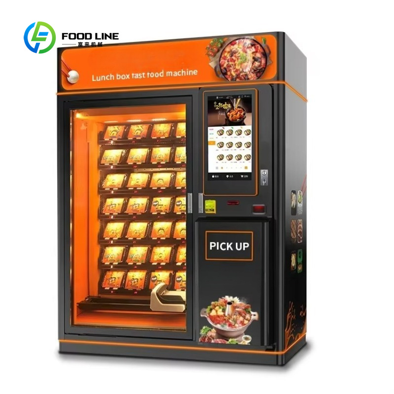Customized Hot Food Vending Ma - Meal Prep Vending Machine review and price