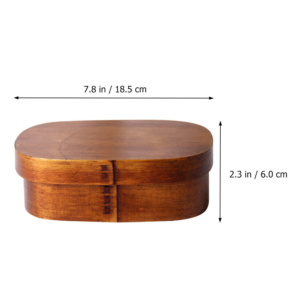 1Pcs Japanese Style Wood Bento - Meal Prep Japanese Food review and price