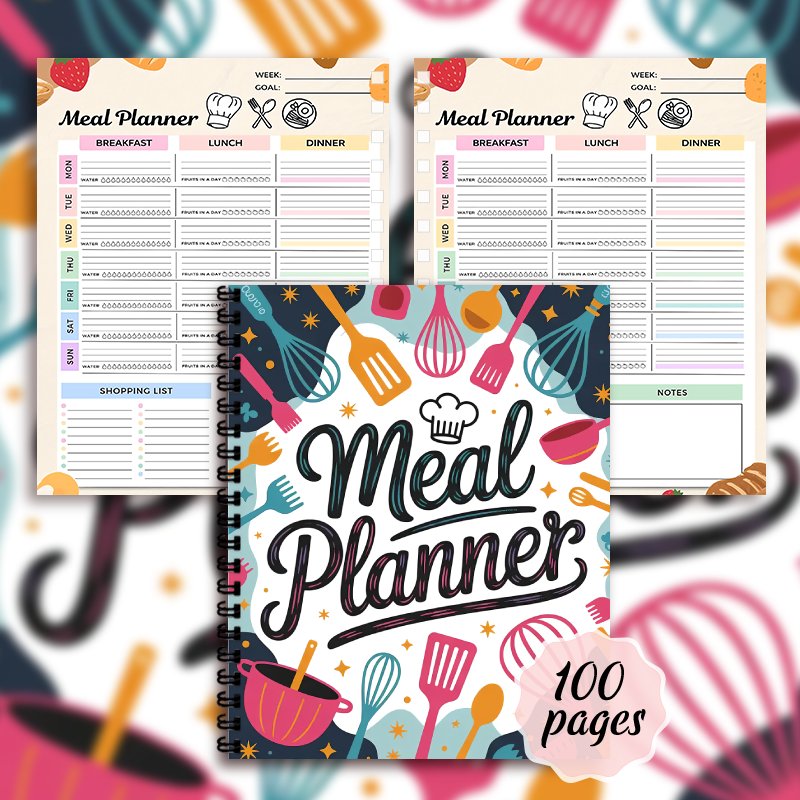 Meal Planner Notebook, Weekly  - Meal Plan Notepad review and price