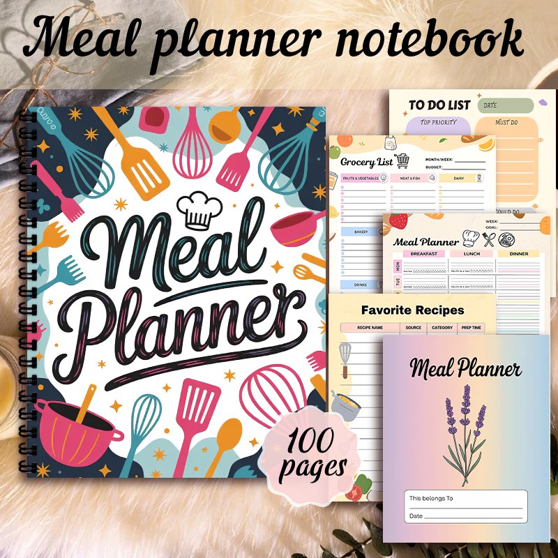 Meal Planner Notebook, Weekly  - Meal Plan Notepad review and price