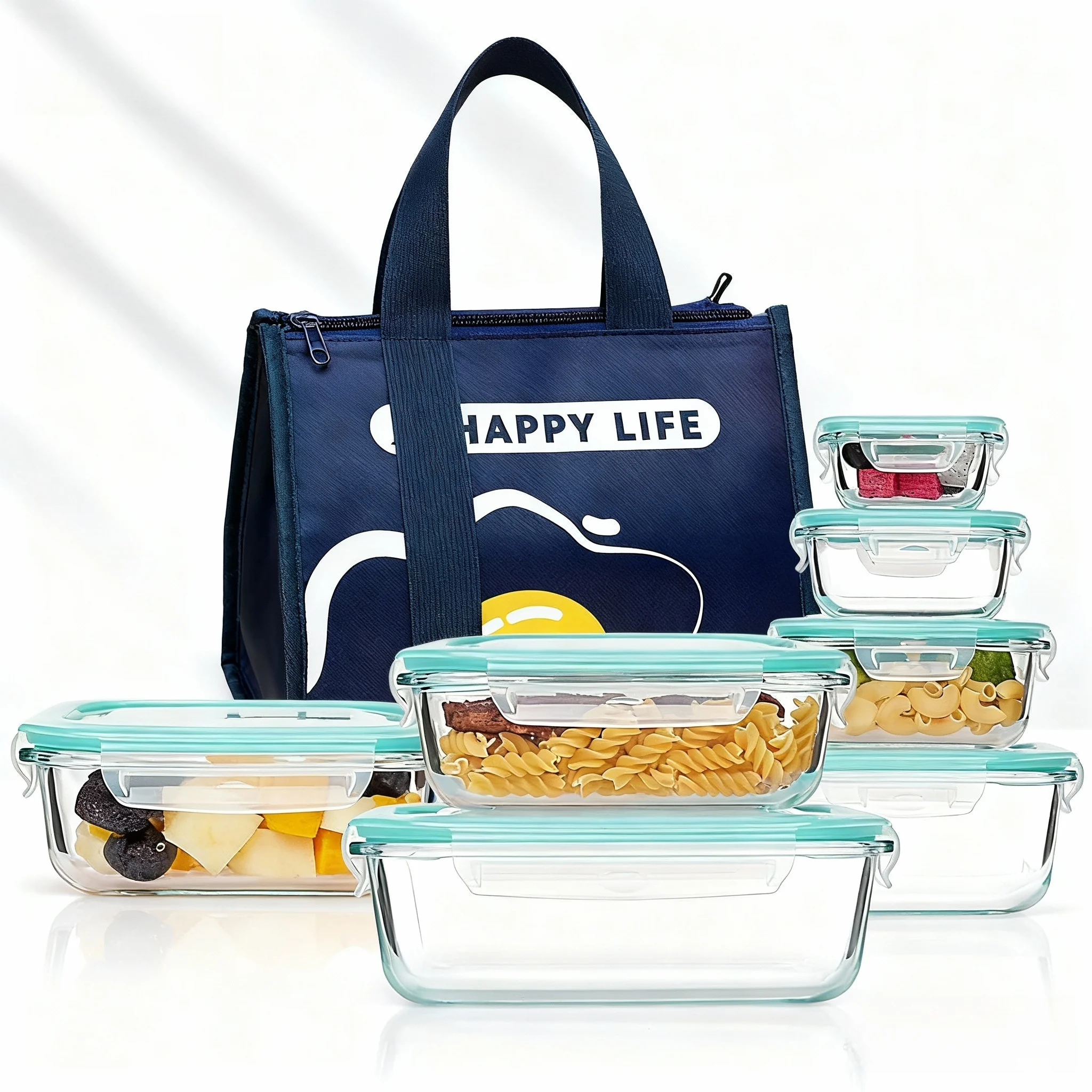 Glass Lunch Bento Box for Adul - Meal Prep Burrito review and price
