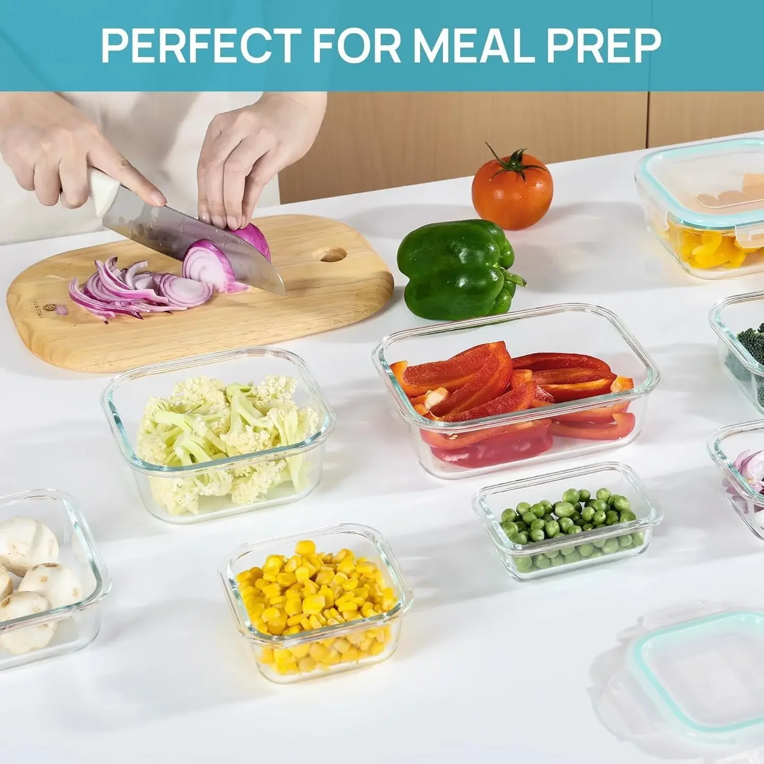 Glass Lunch Bento Box for Adul - Meal Prep Burrito review and price