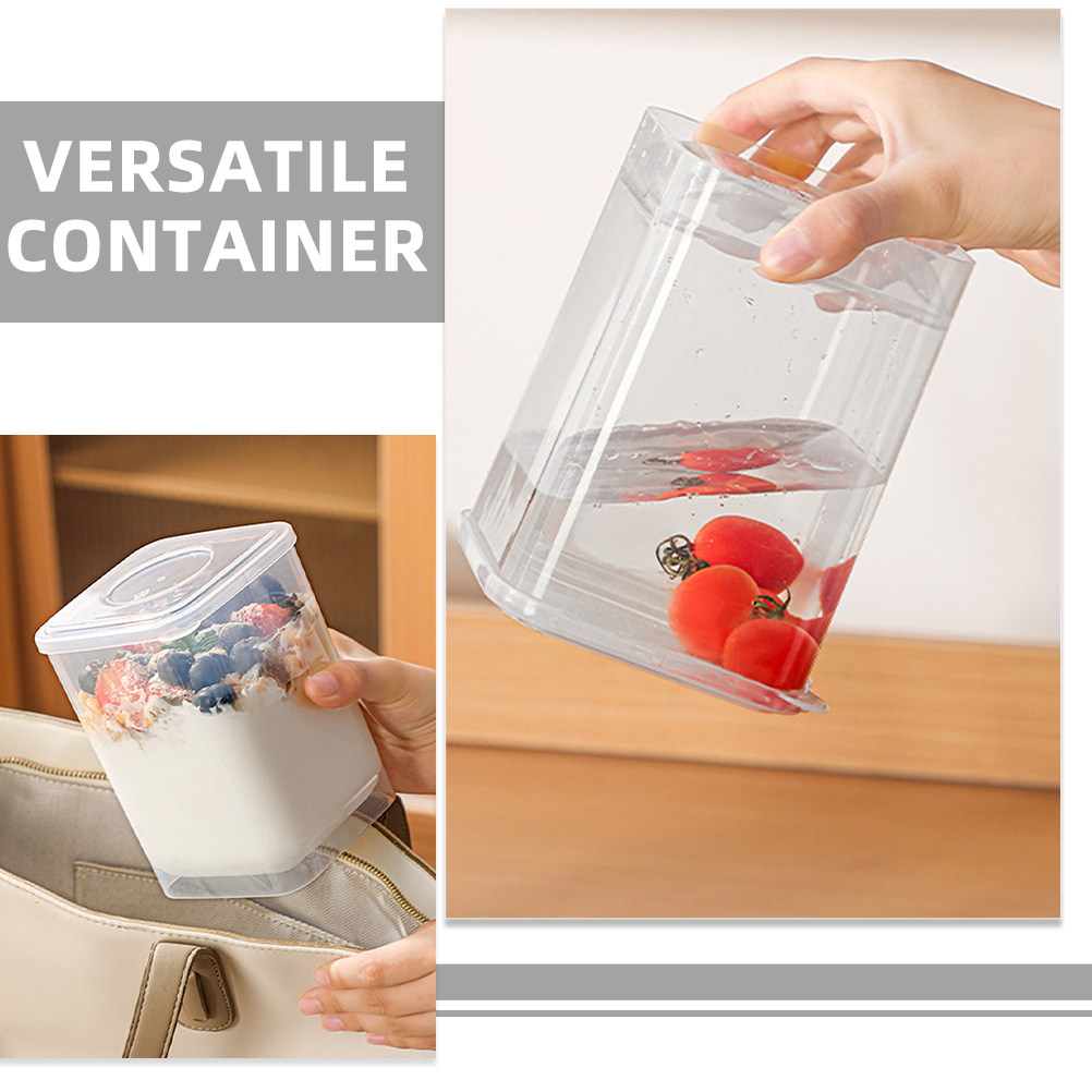 Plastic Yogurt Storage Box Cle - Meal Prep Japanese Food review and price