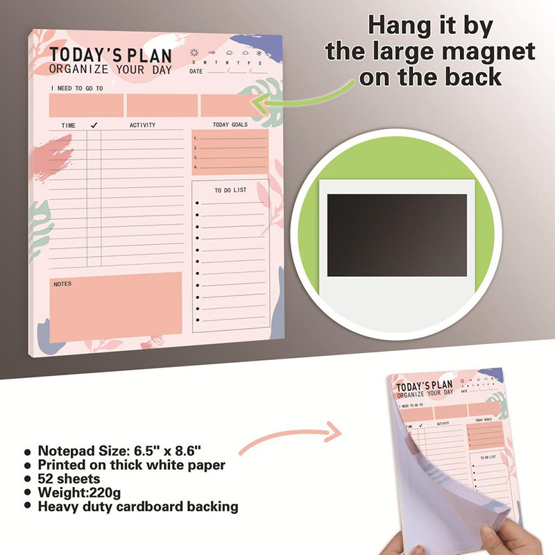 Magnetic Daily Planner Notepad - Meal Plan Notepad review and price
